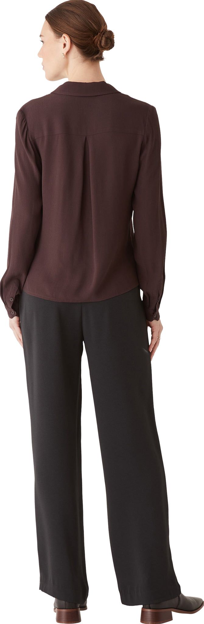 Long Sleeve Camp Collar Blouse - Women's|-|Chemisier à manches longues et col revers - Femme sold by Altitude Sports product image thumbnail 4