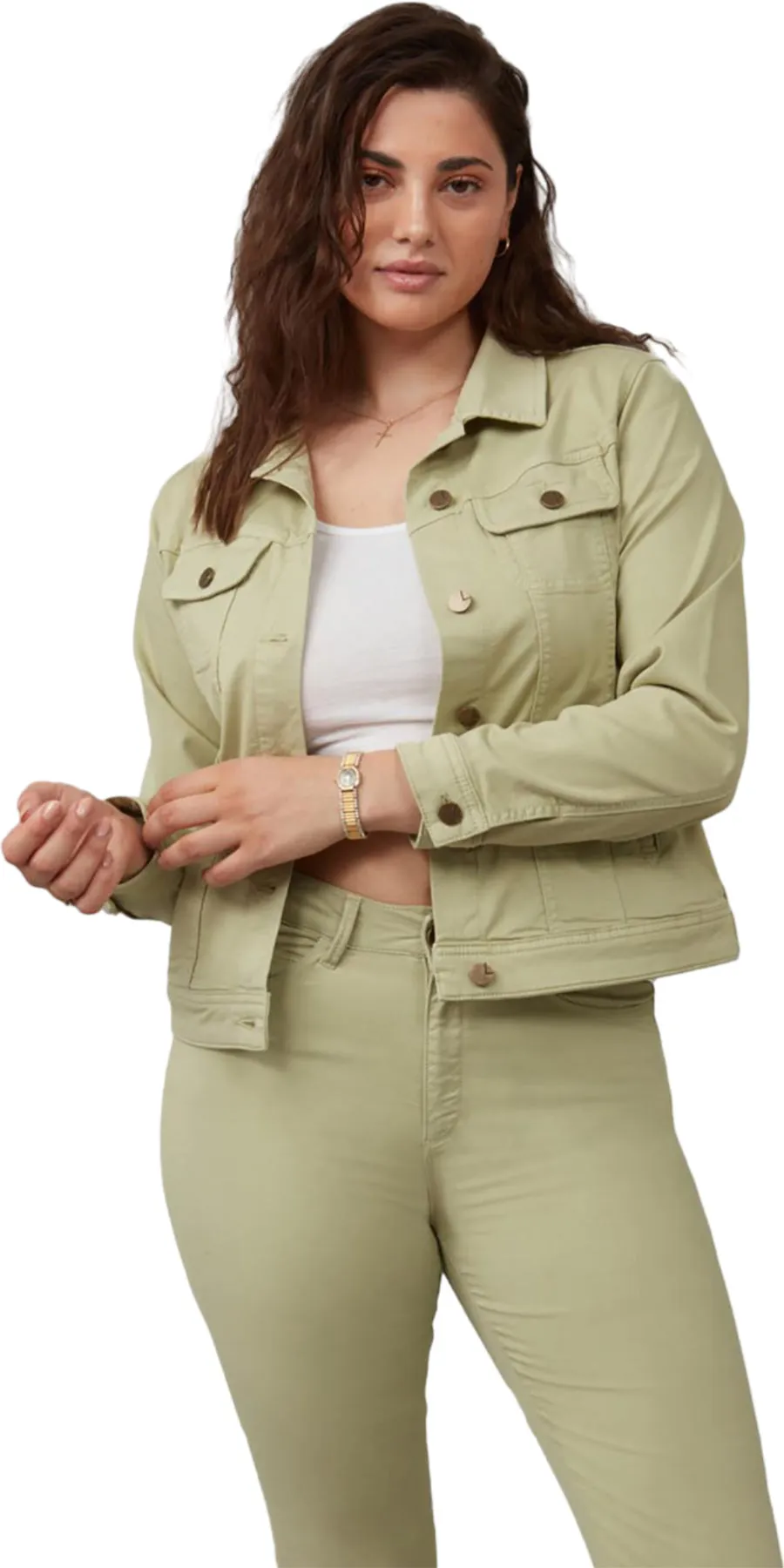 Gabriella Classic Denim Jacket - Women's|-|Manteau en jean classique Gabriella - Femme sold by Altitude Sports