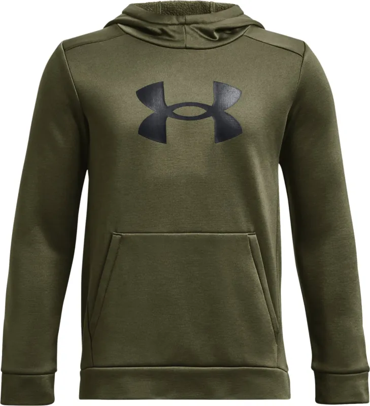 Armour Fleece Big Logo Hoodie - Boys|-|Chandail à capuchon avec grand logo Armour Fleece - Garçon sold by Altitude Sports