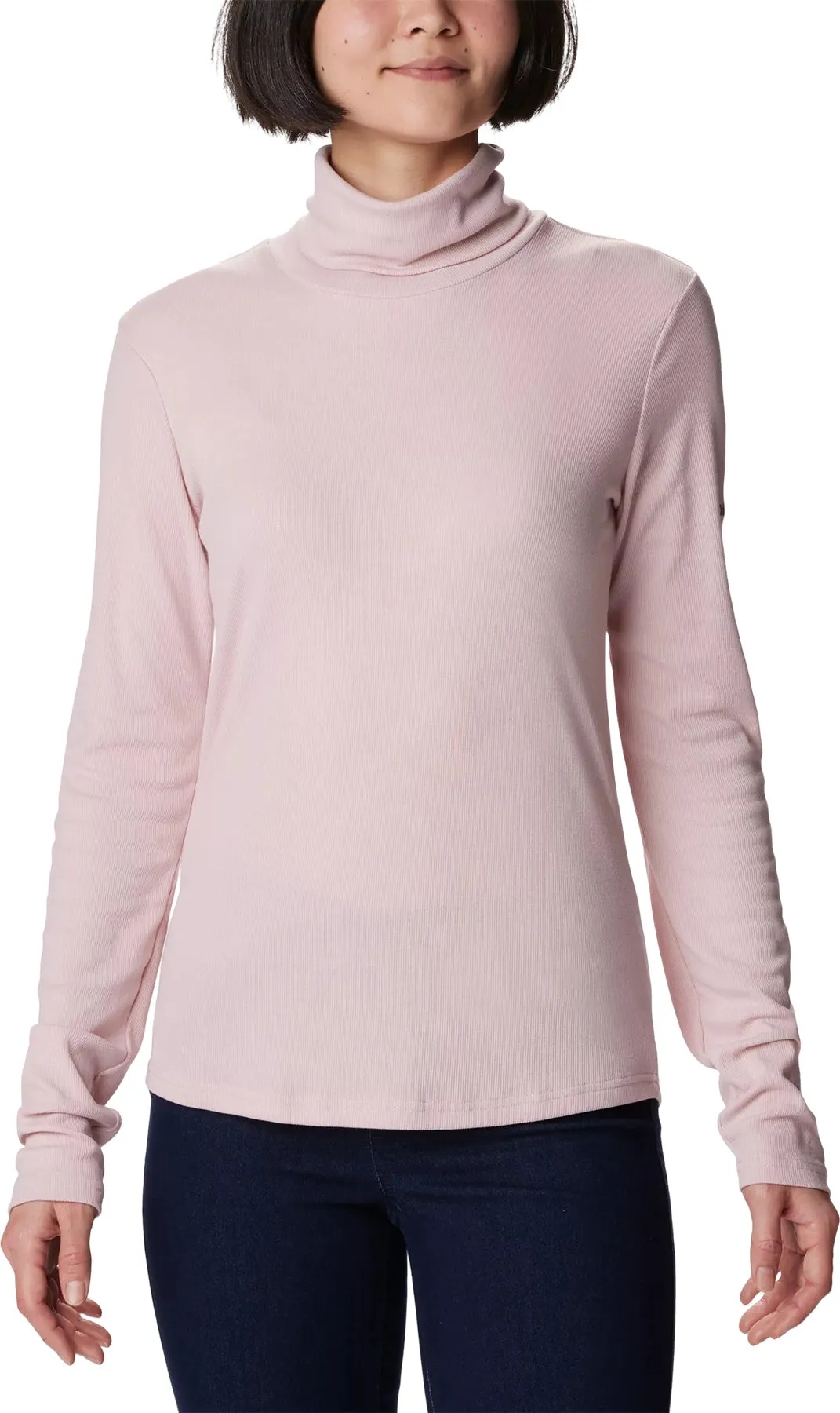 Boundless Trek Ribbed Turtleneck Long Sleeve T-Shirt - Women's|-|T-shirt côtelé à manches longues et col roulé Boundless Trek - Femme sold by Altitude Sports