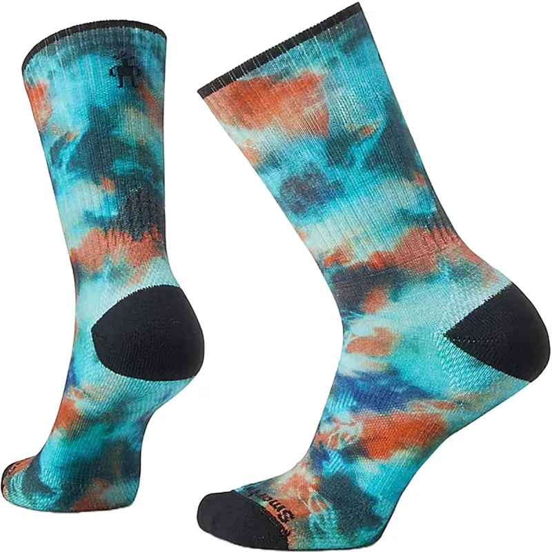 Athletic Far Out Tie Dye Print Crew Socks - Unisex|-|Chaussettes mi-mollet à imprimé tie-dye Athletic Far Out - Unisexe made by Smartwool