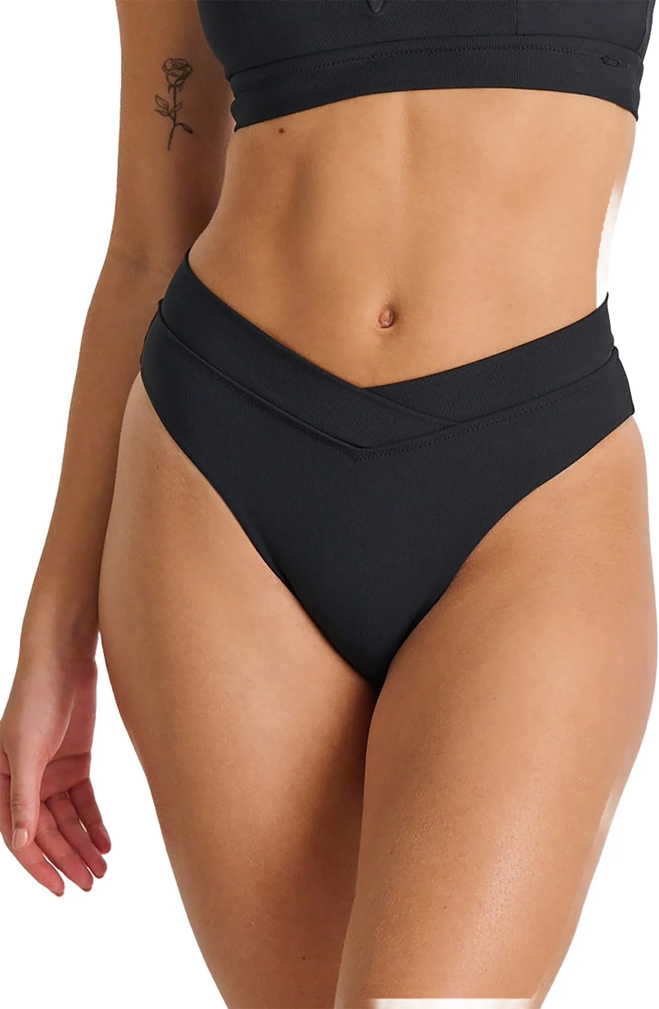 Retro High Waist Recycled Bikini Bottom - Women's|-|Bas de bikini recyclé taille haute rétro - Femme sold by Altitude Sports product image thumbnail 4