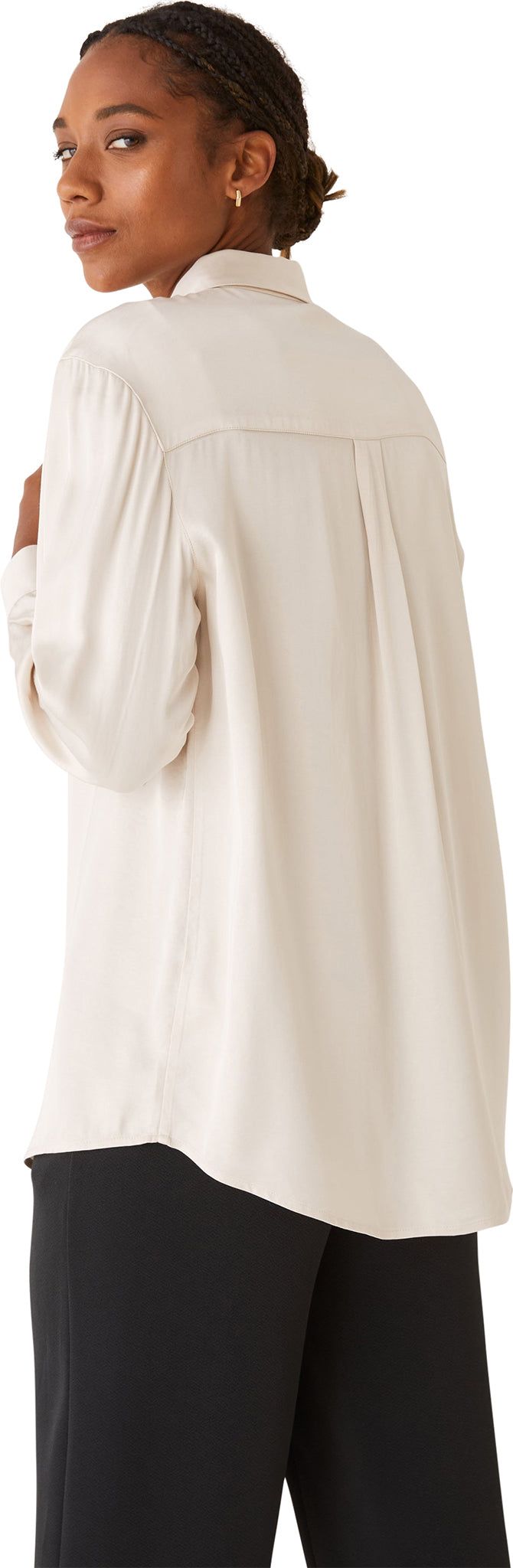 Satin Blouse - Women's|-|Chemisier en satin - Femme sold by Altitude Sports product image thumbnail 2