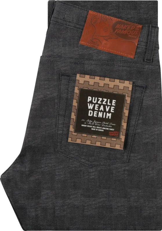 Weird Guy - Puzzle Weave Stretch Denim - Men's|-|Jeans Weird Guy - Puzzle Weave Stretch Denim - Homme sold by Altitude Sports
