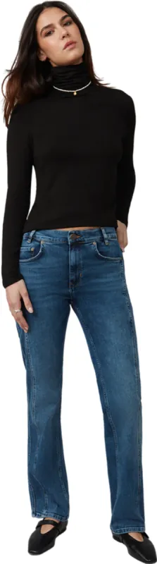 Jasper Mid Rise Straight Leg Jeans - Women's|-|Jean à jambe droite et taille mi-haute Jasper - Femme sold by Altitude Sports