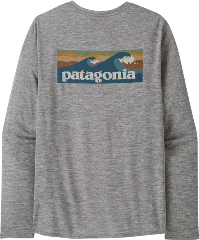 Long-Sleeved Capilene® Cool Daily Graphic Shirt-Waters - Men's|-|Haut graphique à manches longues Capilene Cool Daily Waters - Homme sold by Altitude Sports