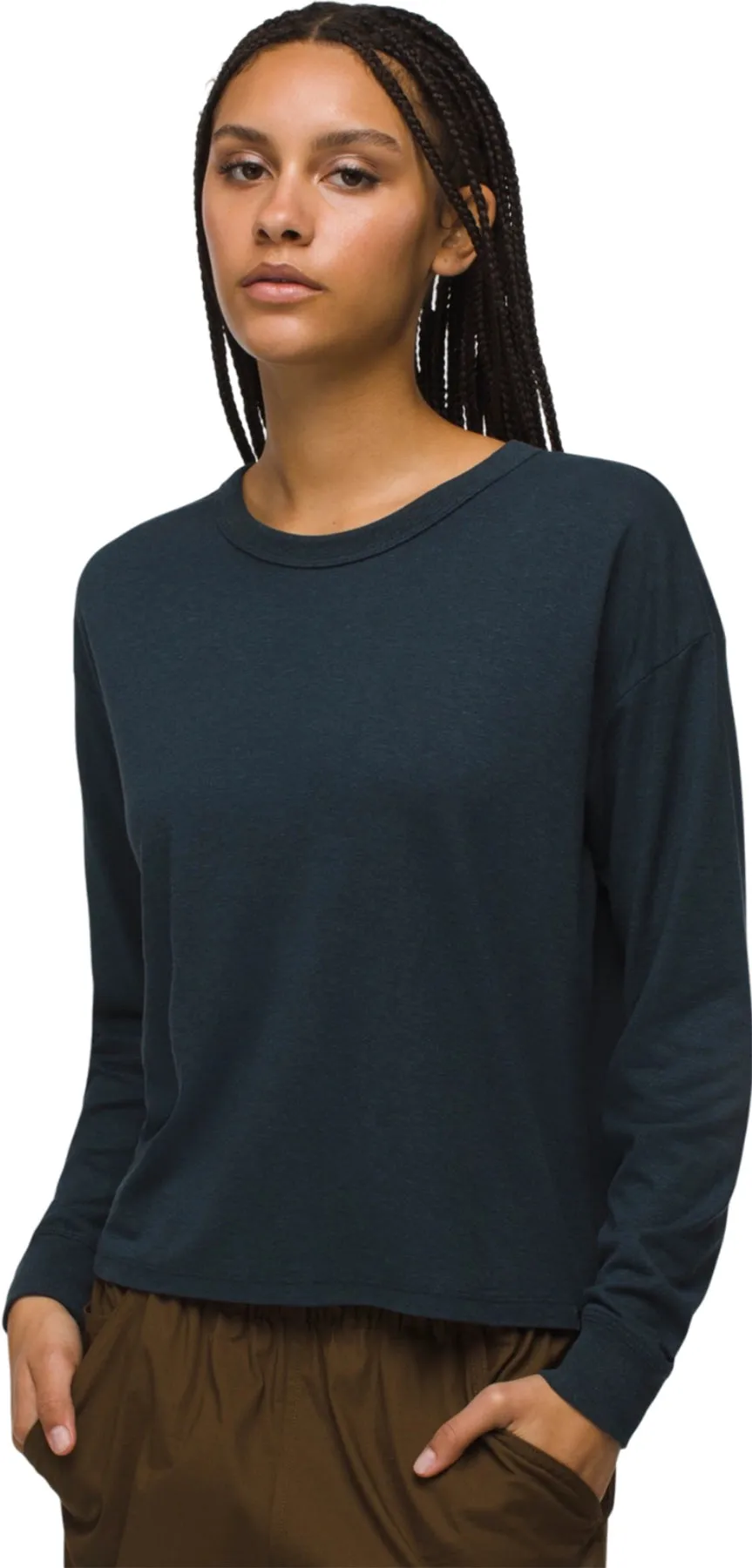 Cozy Up Long Sleeve Crew Neck T-Shirt - Women's|-|T-shirt à manches longues et col rond Cozy Up - Femme sold by Altitude Sports product image thumbnail 5