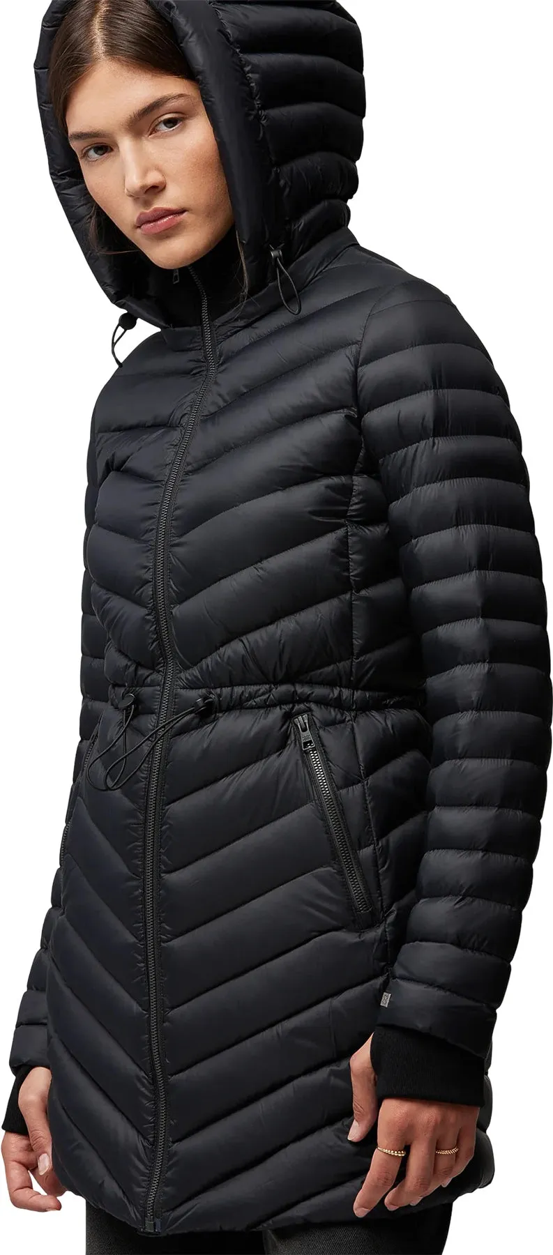 Janae sustainable semi-fitted Puffer Coat with detachable Hood - Women's|-|Manteau bouffant semi-ajusté durable Janae avec capuche amovible - Femme sold by Altitude Sports product image thumbnail 4