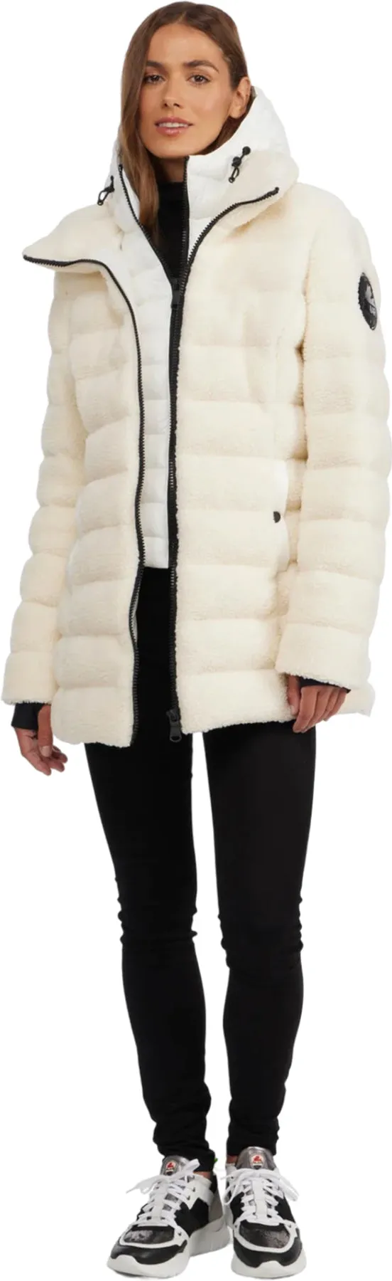 Yvaine Mixed Media Lightweight Puffer Jacket with Detachable Hood - Women's|-|Manteau matelassée légère en matériaux assortis à capuchon amovible Yvaine - Femme sold by Altitude Sports product image thumbnail 2