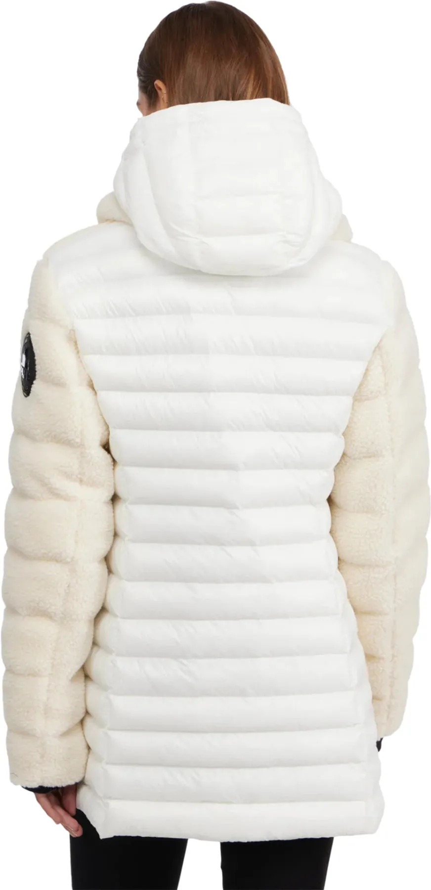Yvaine Mixed Media Lightweight Puffer Jacket with Detachable Hood - Women's|-|Manteau matelassée légère en matériaux assortis à capuchon amovible Yvaine - Femme sold by Altitude Sports product image thumbnail 4