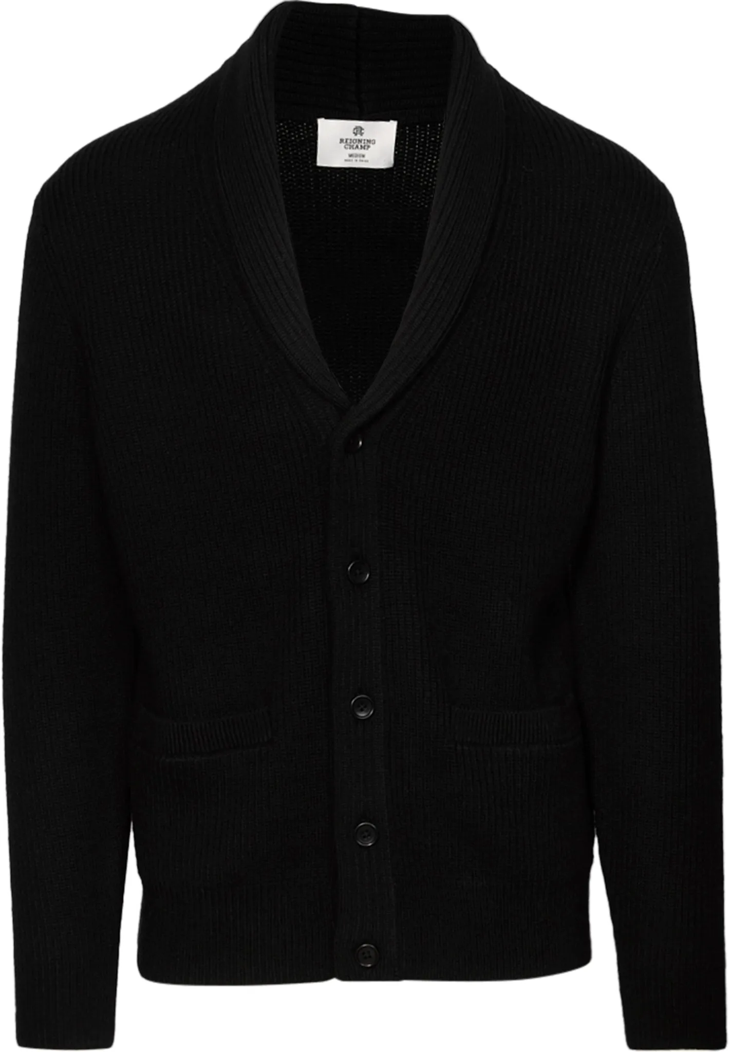 Merino Rib Vinnie Shawl Cardigan - Unisex|-|Cardigan en cha^le avec bordure de mérinos Vinnie - Unisexe sold by Altitude Sports product image thumbnail 4