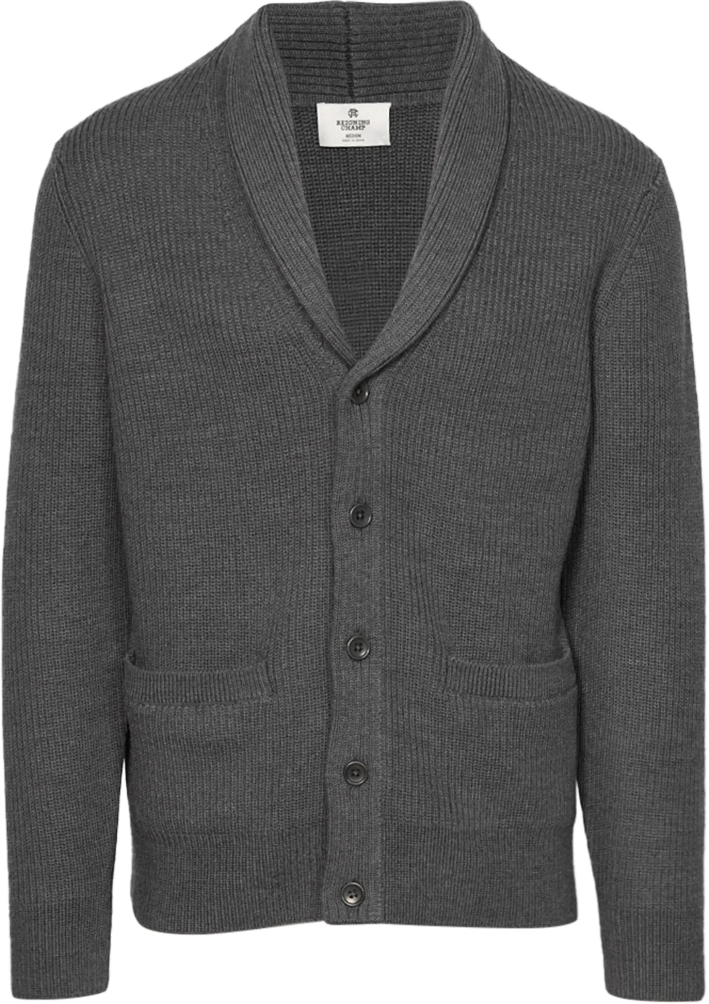 Merino Rib Vinnie Shawl Cardigan - Unisex|-|Cardigan en cha^le avec bordure de mérinos Vinnie - Unisexe sold by Altitude Sports product image thumbnail 3
