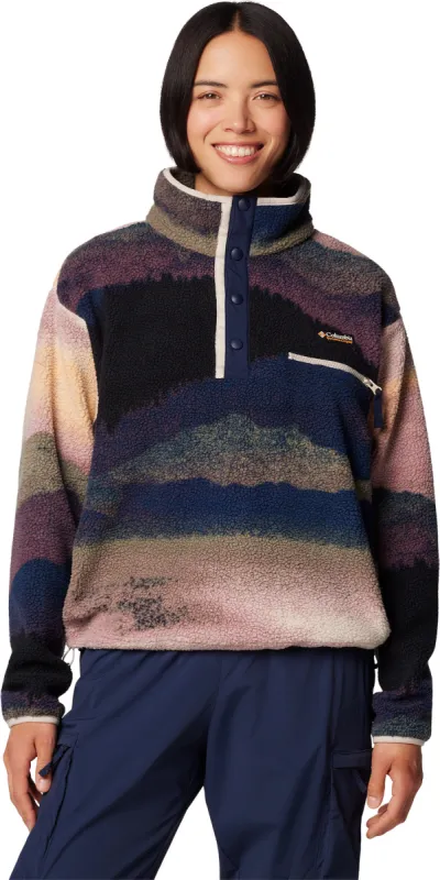 Helvetia II Printed Cropped Half Snap Fleece Pullover - Women's|-|Chandail écourté imprimé en molleton à demi-pression Helvetia II - Femme sold by Altitude Sports
