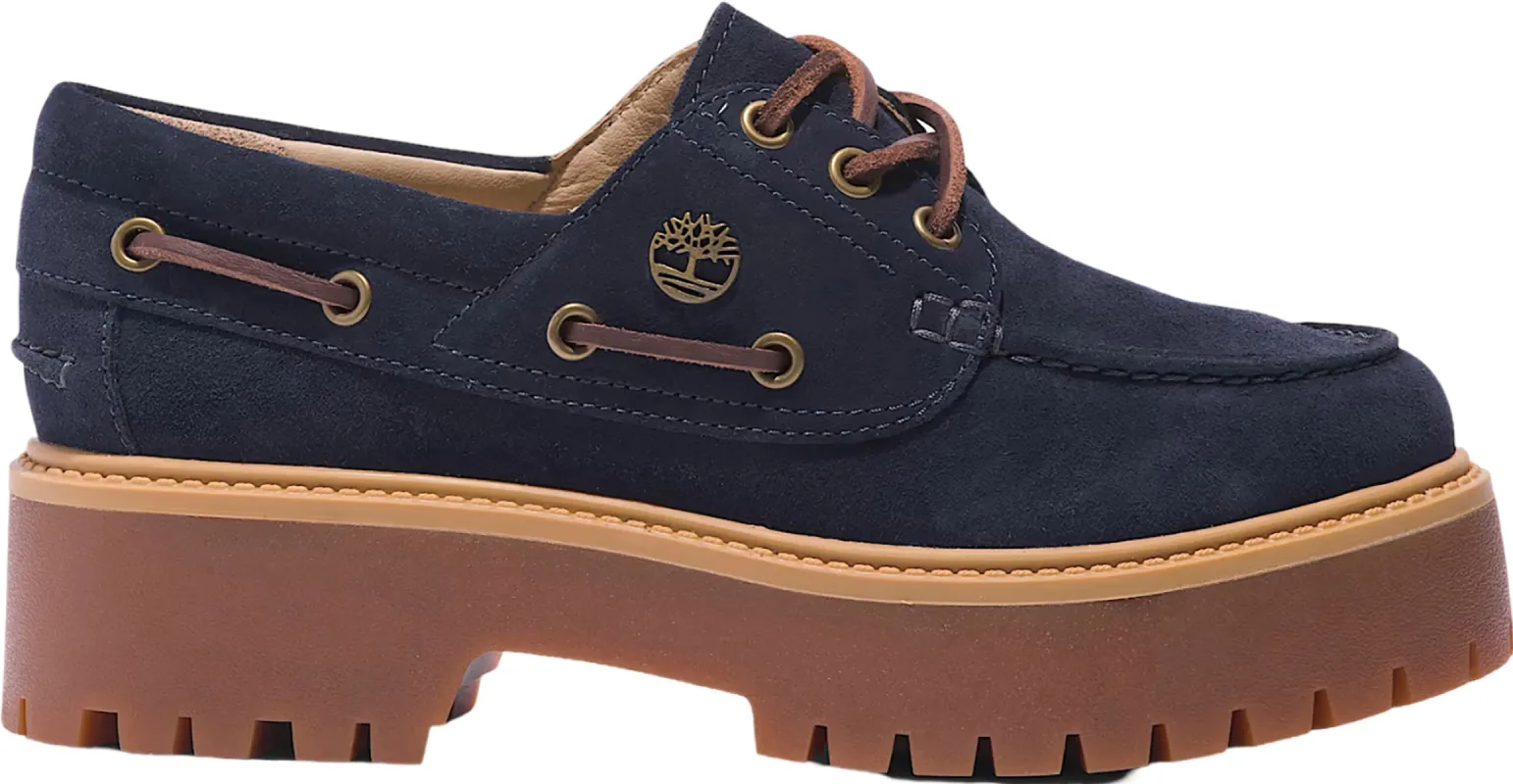 Timberland C.F. Stead Indigo Suede Stone Street Platform Boat Shoes - Women’s |-|Souliers bateau à semelle plateforme Timberland C.F. Stead Indigo Suede Stone Street - Femme sold by Altitude Sports