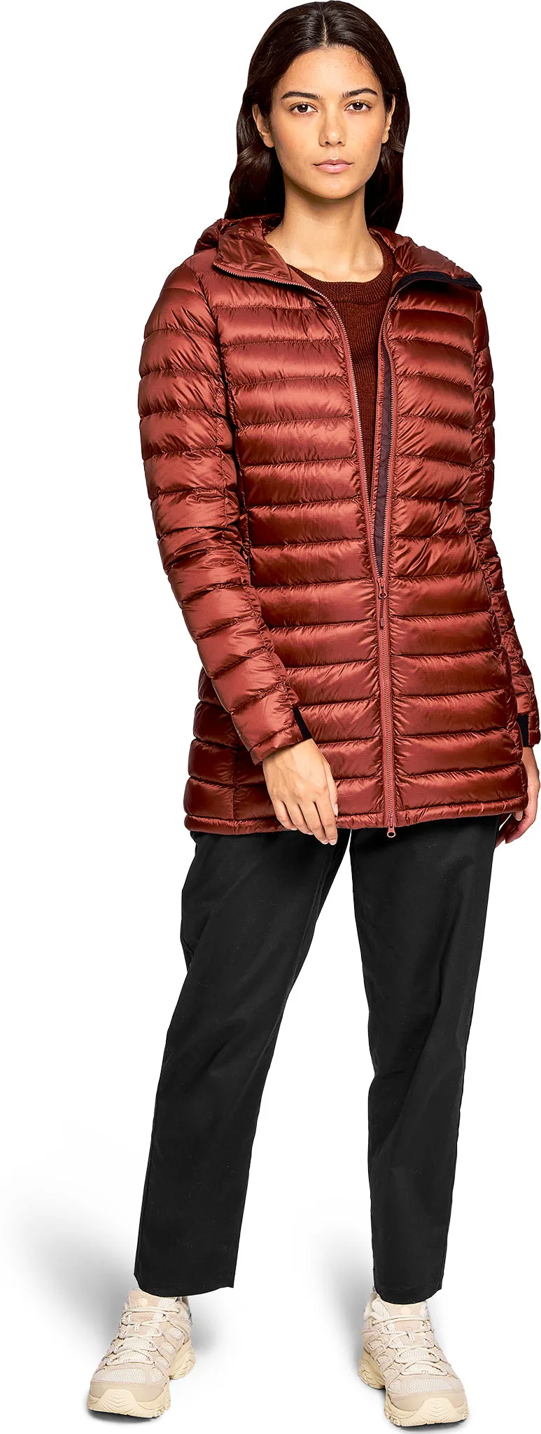 Vika Mid-Length Lightweight Puffer Down Jacket - Women's|-|Manteau en duvet léger mi-long Vika - Femme sold by Altitude Sports product image thumbnail 5