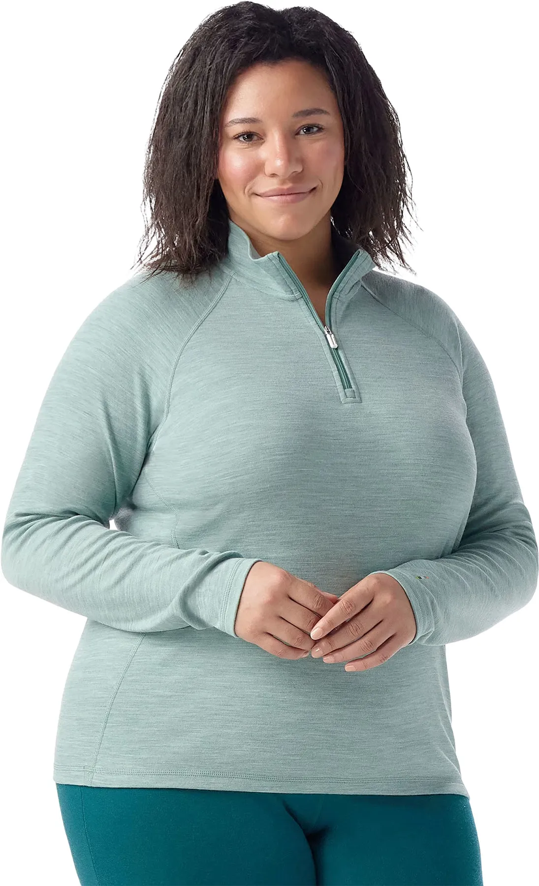 Classic Thermal Merino Plus Size 1/4 Zip Boxed Base Layer Top - Women's |-|Couche de base pour le haut à 1/4 Zip en mérinos thermique classique en boîte grande taille - Femme sold by Altitude Sports product image thumbnail 3