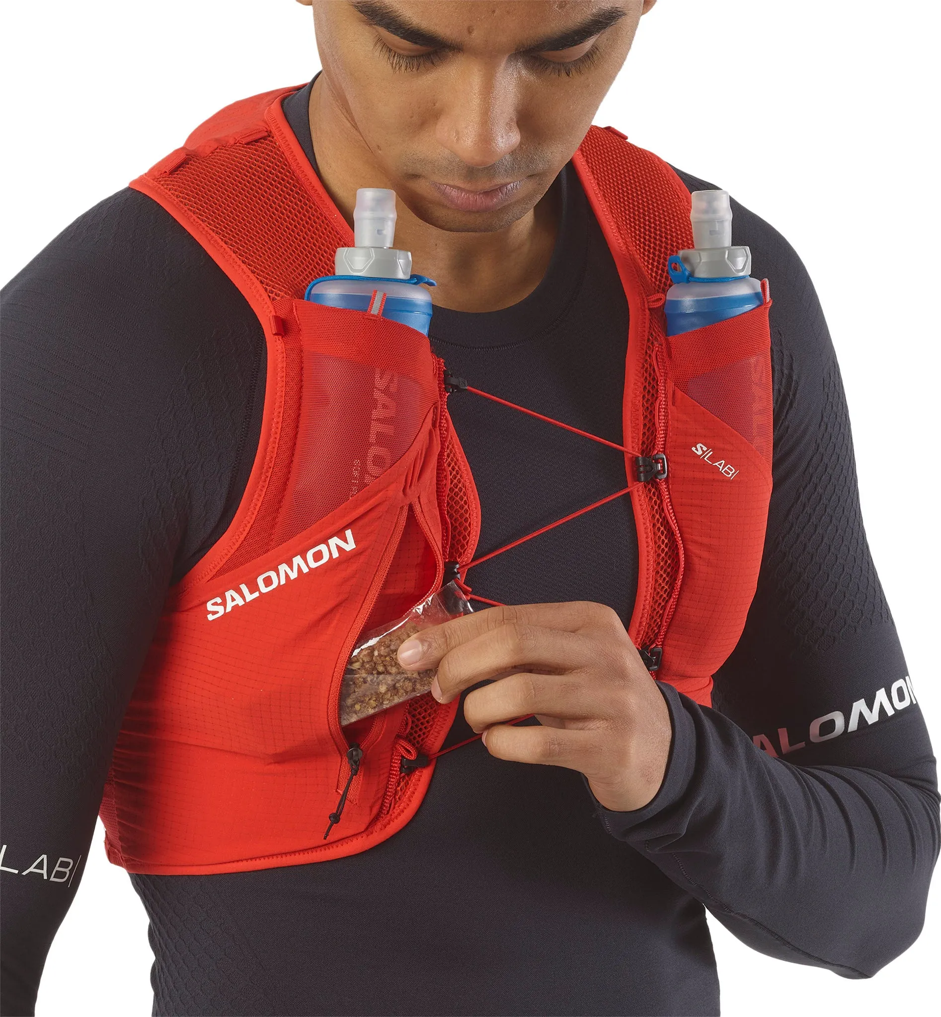 S/Lab Pulsar 3 Running Vest with Flasks - Unisex|-|Veste de course avec flasques S/Lab Pulsar 3 - Unisexe sold by Altitude Sports product image thumbnail 4