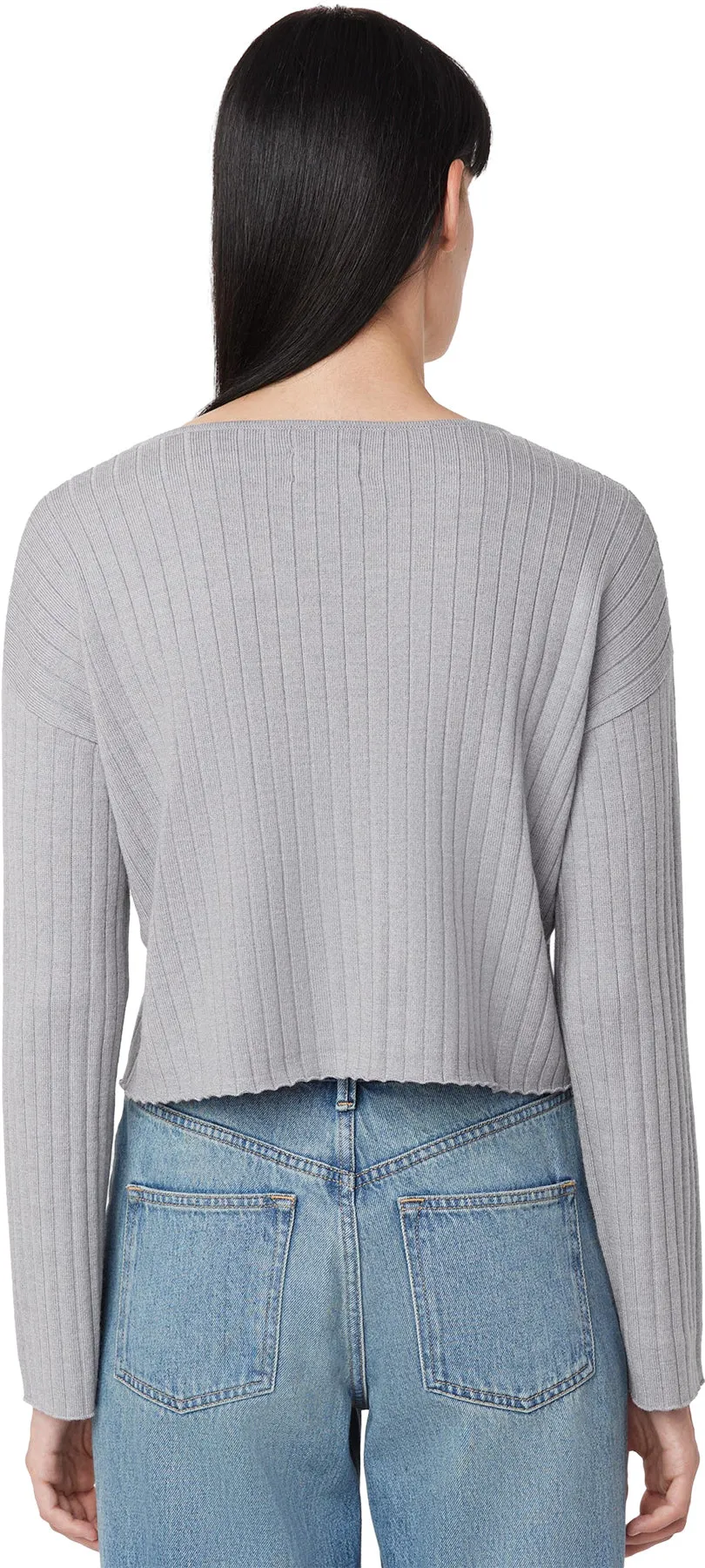 Boat Neck Cropped Sweater - Women's|-|Chandail écourté à col bateau - Femme sold by Altitude Sports product image thumbnail 2