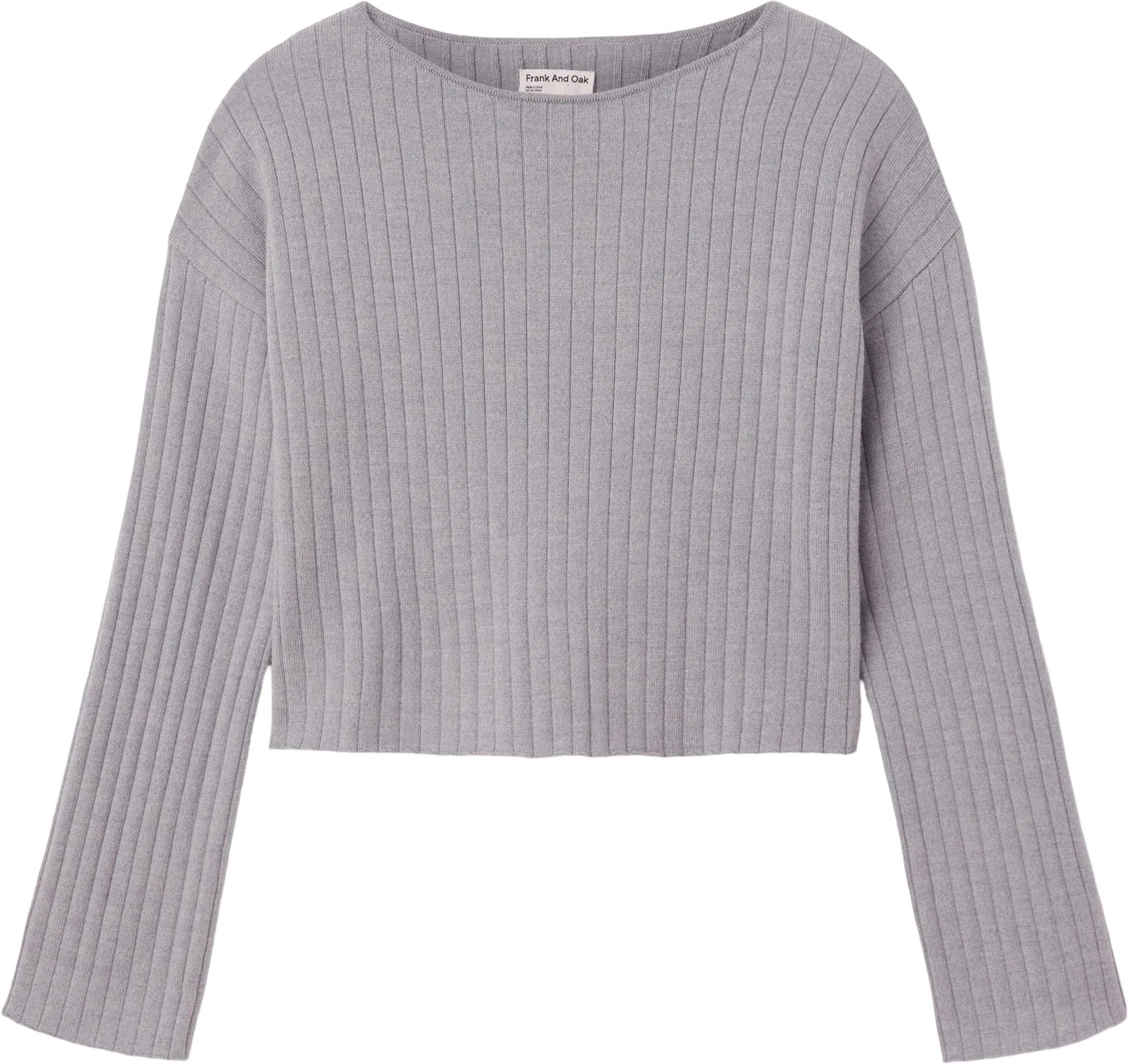 Boat Neck Cropped Sweater - Women's|-|Chandail écourté à col bateau - Femme sold by Altitude Sports