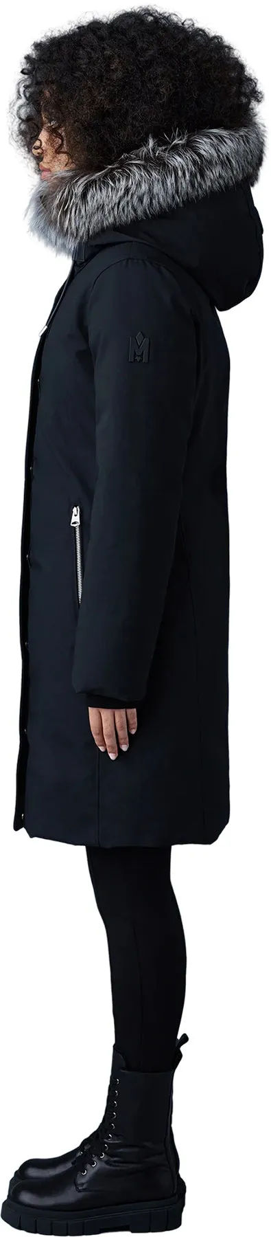 Shiloh 2-in-1 Fitted Down Coat with Removable Bib and Silver Fox Fur - Women's|-|Manteau 2-en-1 en duvet avec plastron amovible et fourrure de renard argenté Shiloh - Femme sold by Altitude Sports product image thumbnail 2