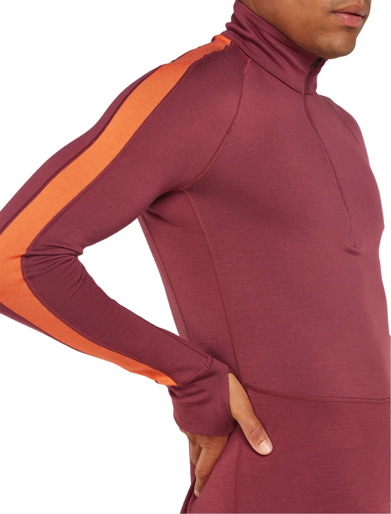 260 ZoneKnit Merino Long Sleeve Half Zip Thermal Top - Men's|-|Haut à demi-glissière thermique à manches longues en mérinos 260 ZoneKnit - Homme sold by Altitude Sports product image thumbnail 3
