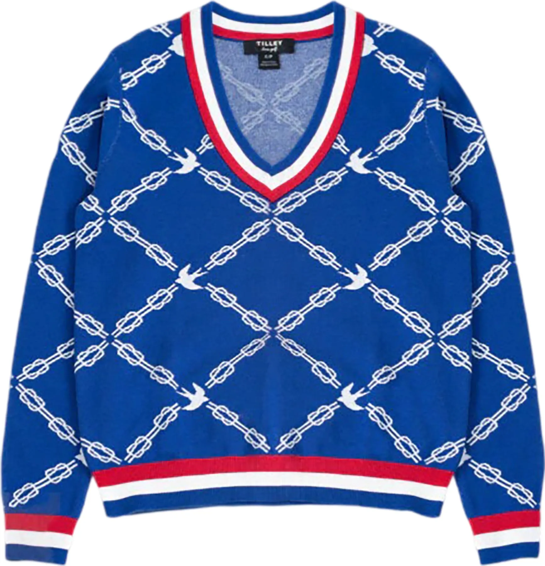 Jacquard V-Neck Sweater - Women's|-|Chandail à col en V en jacquard - Femme sold by Altitude Sports