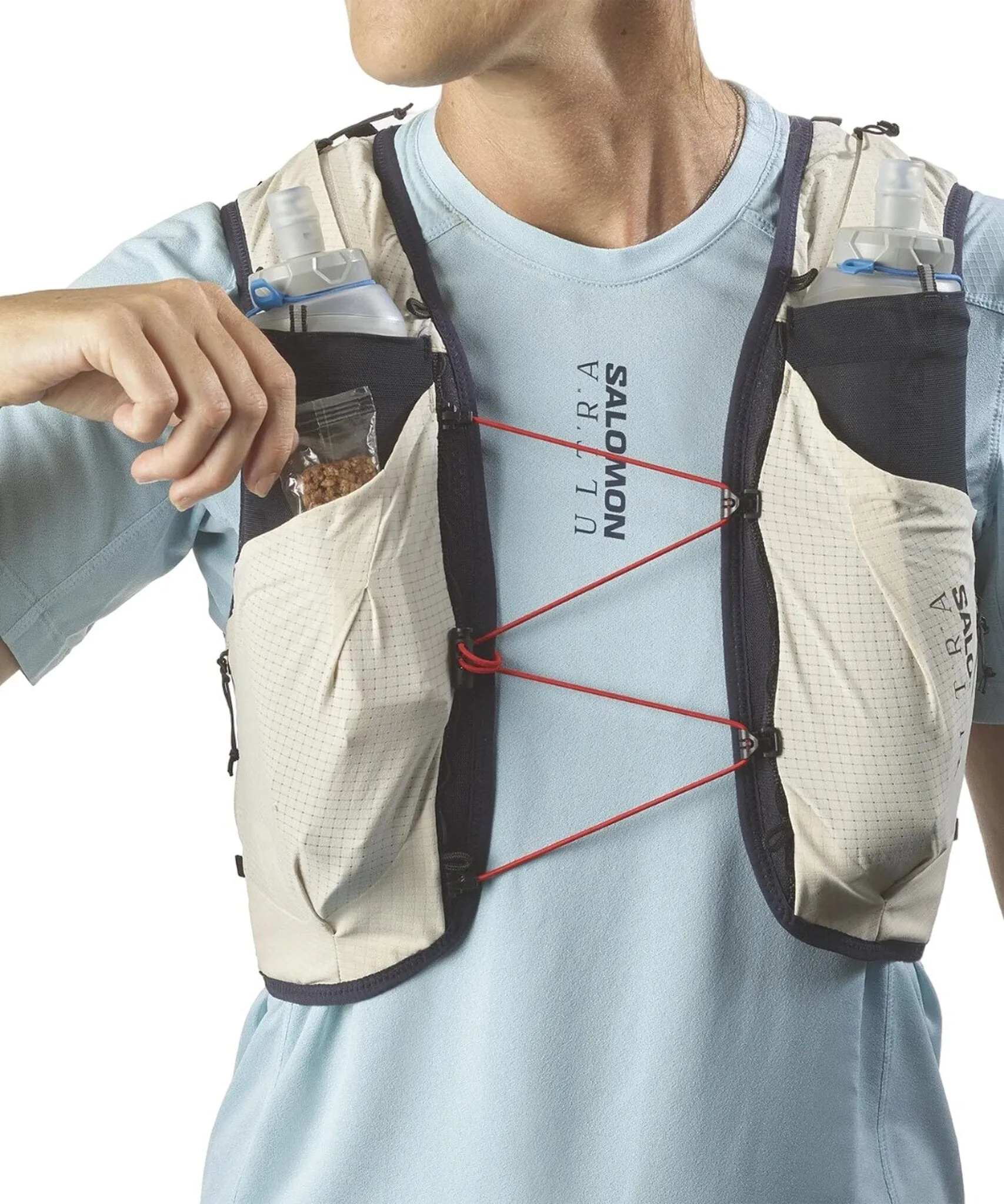 S/Lab Ultra Running Vest with Flasks 10L - Unisex|-|Veste de course avec flasques S/Lab Ultra 10L - Unisexe sold by Altitude Sports product image thumbnail 4