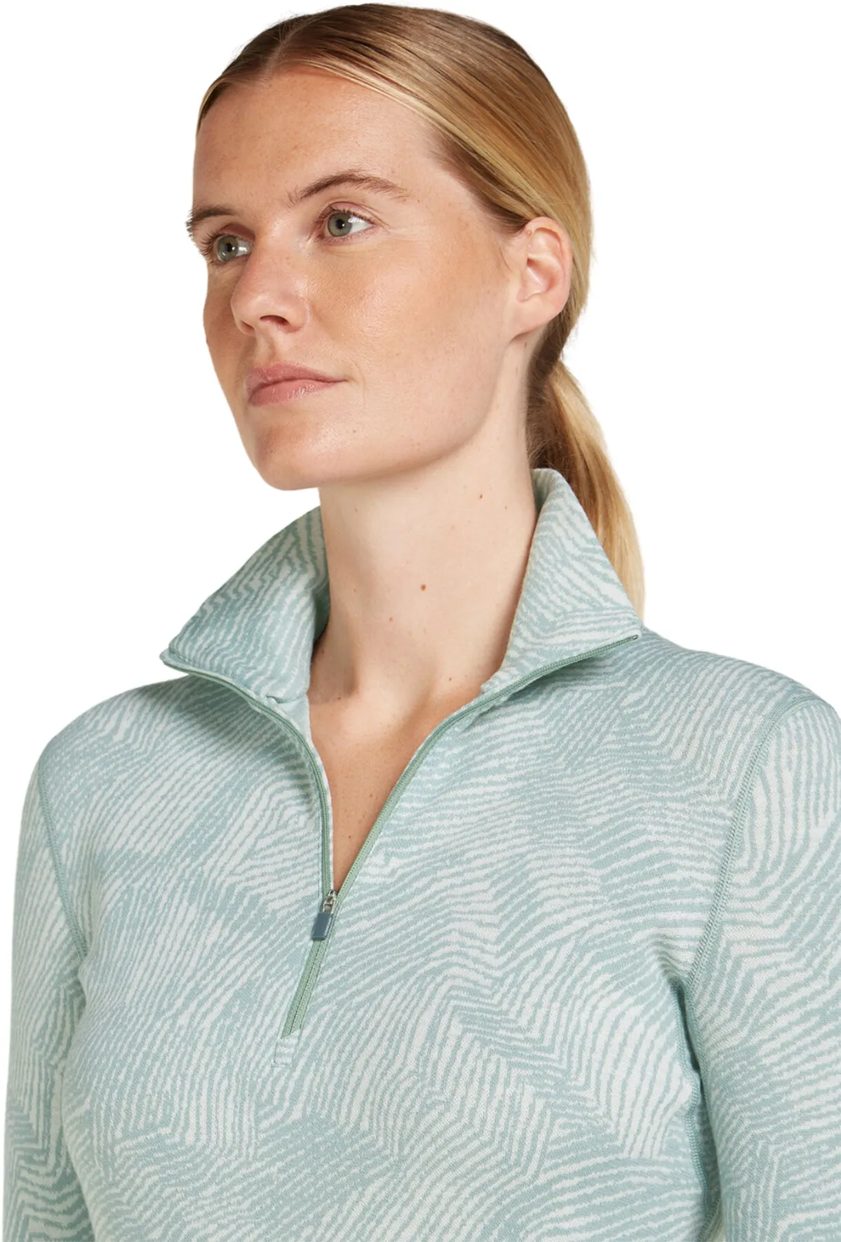 Merino 260 Vertex Frozen Forms Long Sleeve Half Zip Thermal Top - Women's|-|Haut thermique à manches longues et demi-glissière en mérinos 260 Vertex Frozen Forms - Femme sold by Altitude Sports product image thumbnail 3