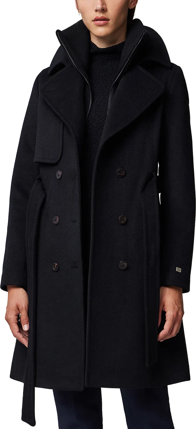 Fabianne-C Semi-Fitted Classic Wool Coat with Removable Bib - Women's|-|Manteau classique semi-ajusté en laine avec plastron amovible Fabianne-C - Femme sold by Altitude Sports product image thumbnail 2