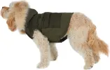 Zeus Faux Fur Trim Jacket for Dogs|-|Manteau avec bordure en fausse fourrure pour chiens Zeus sold by Altitude Sports