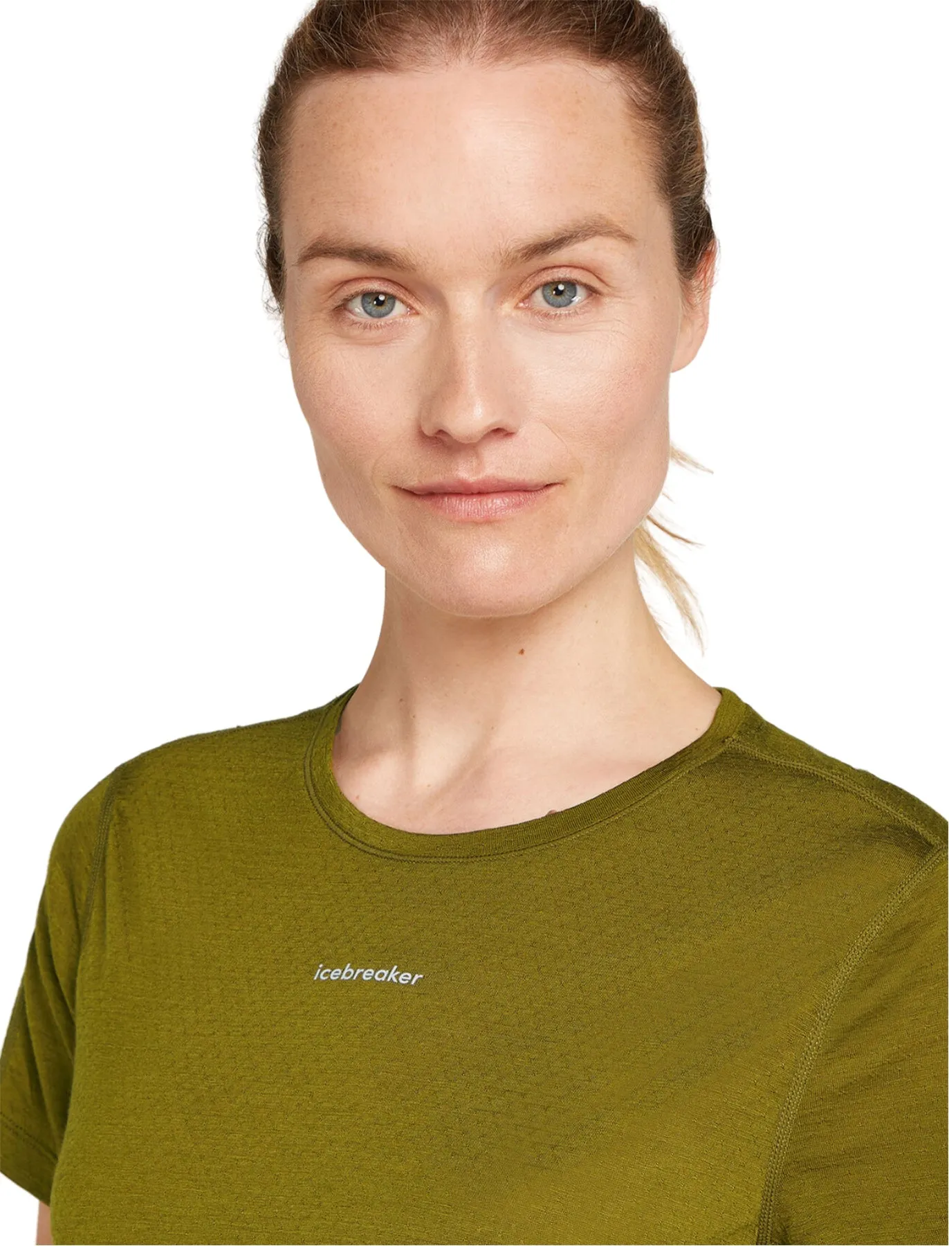 125 Cool-Lite Speed Merino Blend Short Sleeve Slit Back T-Shirt - Women's|-|T-shirt à manches courtes fendu dans le dos en mélange de mérinos Cool-Lite Speed 125 - Femme sold by Altitude Sports product image thumbnail 4