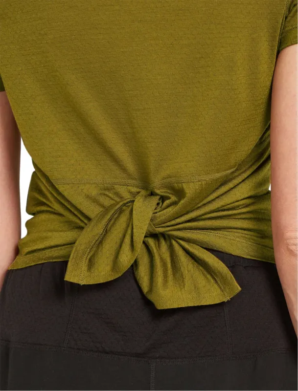 125 Cool-Lite Speed Merino Blend Short Sleeve Slit Back T-Shirt - Women's|-|T-shirt à manches courtes fendu dans le dos en mélange de mérinos Cool-Lite Speed 125 - Femme sold by Altitude Sports