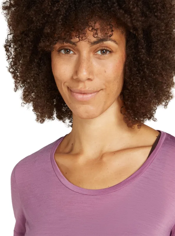 125 Cool-Lite Sphere III Merino Blend Short Sleeve Scoop Neck T-Shirt - Women's|-|T-shirt à manches courtes et encolure dégagée en mélange de mérinos 125 Cool-Lite Sphere III - Femme sold by Altitude Sports