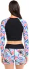 Miami Let It Be Crop Rashguard - Women's|-|Maillot dermoprotecteur court Miami Let It Be - Femme sold by Altitude Sports