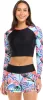 Miami Let It Be Crop Rashguard - Women's|-|Maillot dermoprotecteur court Miami Let It Be - Femme sold by Altitude Sports