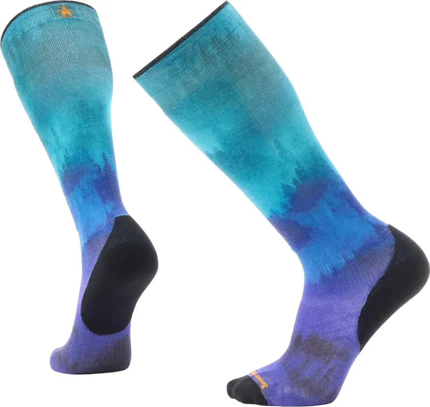 Ski Targeted Cushion Compression Print OTC Socks - Unisex|-|Chaussettes de ski de compression sous-genou avec coussin ciblé et imprimé - Unisexe sold by Altitude Sports