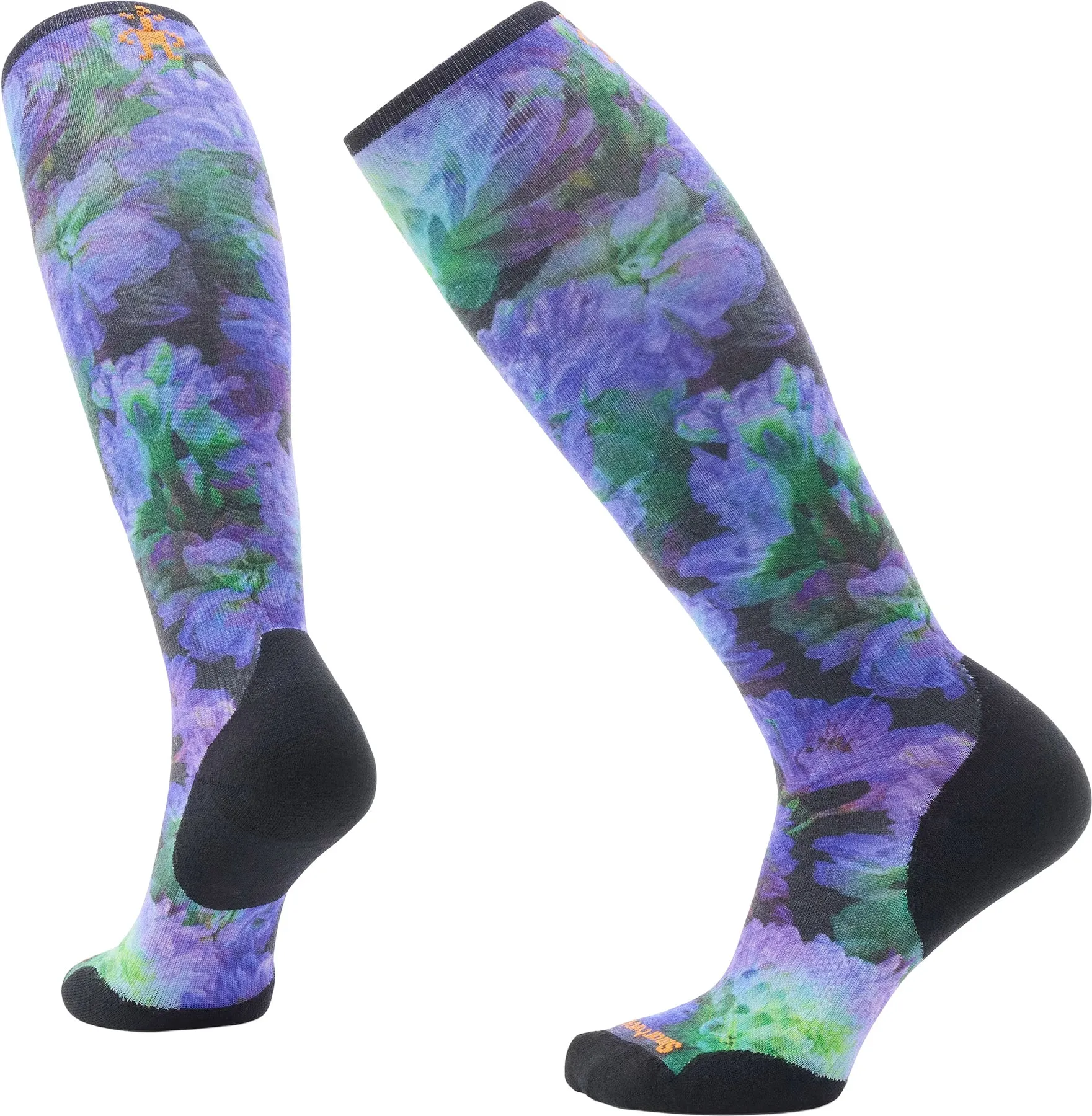 Ski Targeted Cushion Electric Lotus Print OTC Socks - Women's|-|Chaussettes de ski sous-genou coussin ciblé avec imprimé Electric Lotus - Femme sold by Altitude Sports