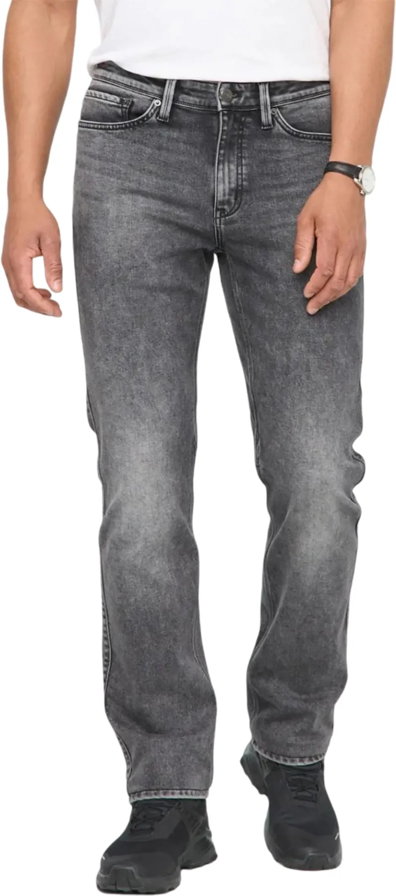 Tech Fleece Denim Straight Jeans - Men's|-|Jean droit en denim polaire technique - Homme sold by Altitude Sports