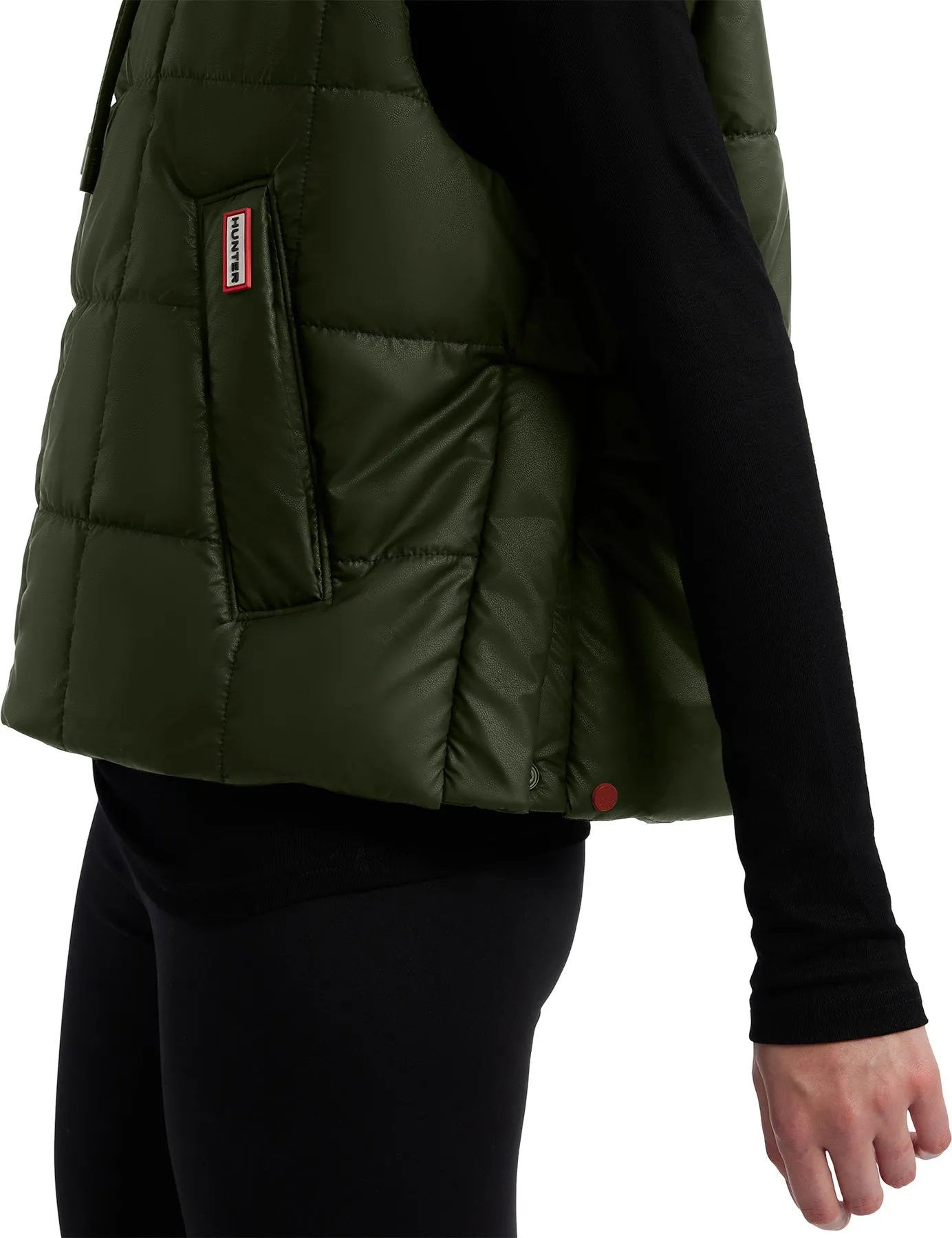 Lindsey PU Coated Square Quilted Vest - Women's|-|Veste enduit de polyuréthanne à matelassage carré Lindsey - Femme sold by Altitude Sports product image thumbnail 4