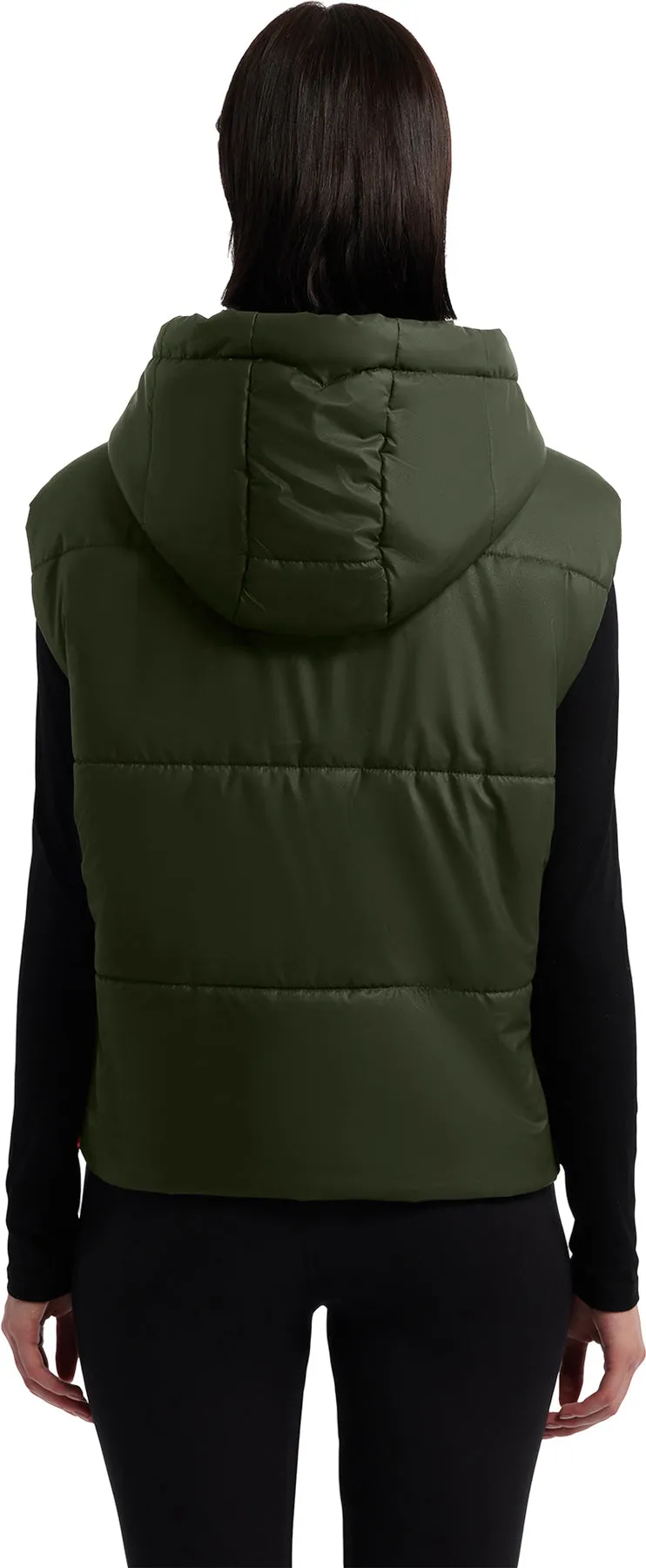 Lindsey PU Coated Square Quilted Vest - Women's|-|Veste enduit de polyuréthanne à matelassage carré Lindsey - Femme sold by Altitude Sports product image thumbnail 2
