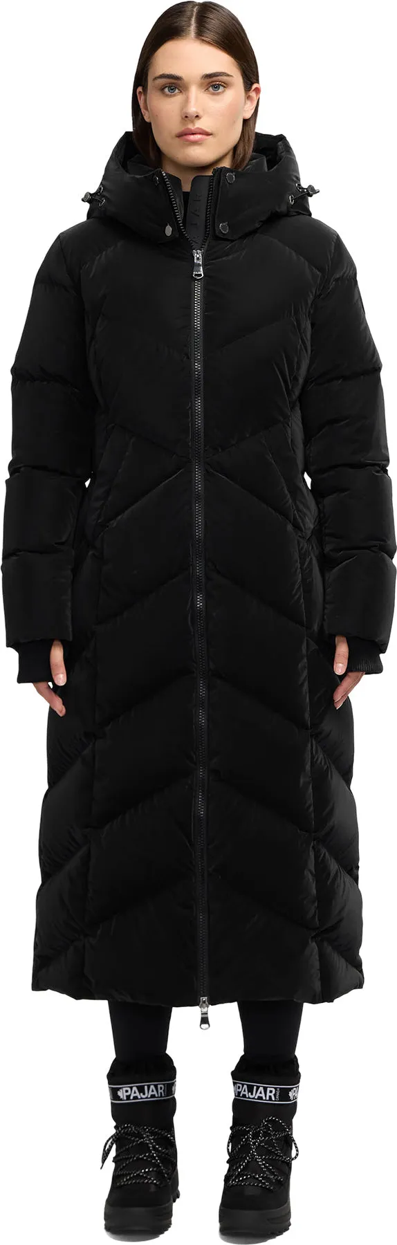 Hella Long Inverted Chevron Quilted Puffer Jacket - Women's|-|Manteau matelassé longues à chevrons inversés Hella - Femme sold by Altitude Sports