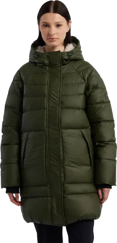 Almond Marshmallow Mid Length Puffer Jacket - Women's|-|Manteau matelassé mi-long Almond Marshmallow - Femme sold by Altitude Sports