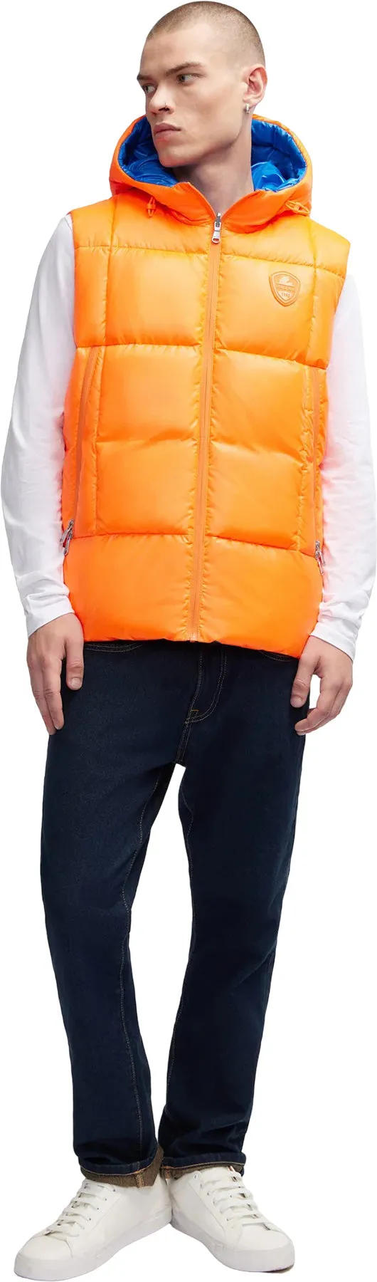 Kirian Lightweight Puffer Vest with Fixed Hood - Men's|-|Veste matelassé léger et réversible avec capuchon fixe Kirian - Homme sold by Altitude Sports