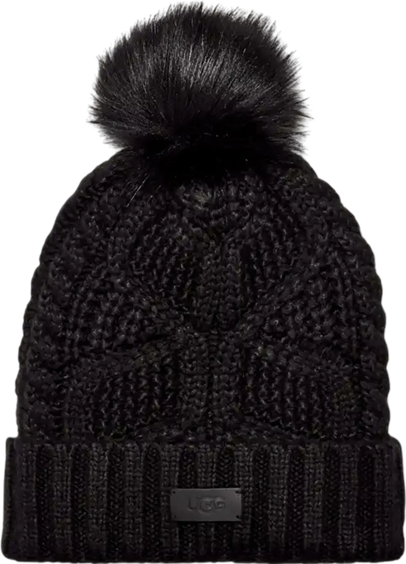 Cable Knit Beanie with Pom - Women's|-|Tuque en tricot torsadé avec pompon - Femme sold by Altitude Sports