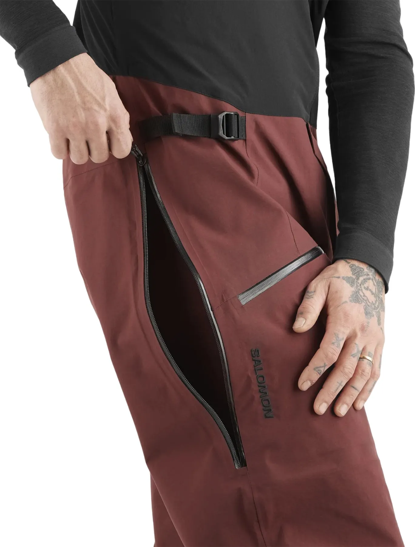 Absolute 3 Layer Shell Bib Pants - Men’s|-|Salopette coquille 3 couches Absolute - Homme sold by Altitude Sports product image thumbnail 4