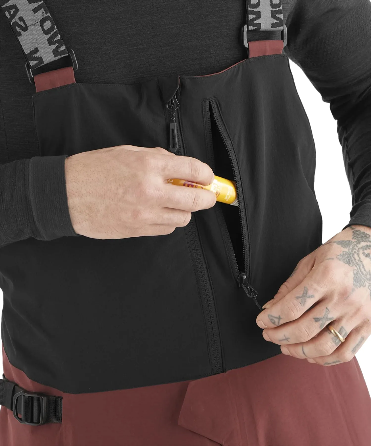 Absolute 3 Layer Shell Bib Pants - Men’s|-|Salopette coquille 3 couches Absolute - Homme sold by Altitude Sports product image thumbnail 3