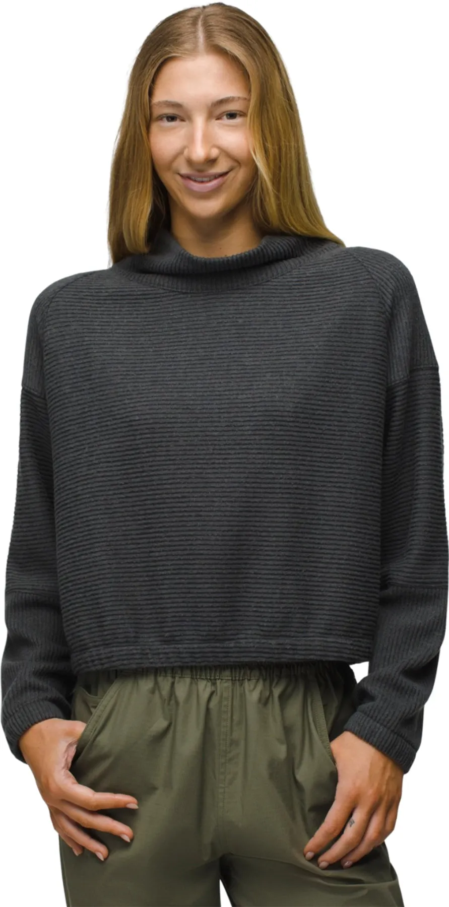 Olivia Long Sleeve Cowl Neck Sweater - Women's|-|Chandail à manches longues et col bénitier Olivia - Femme sold by Altitude Sports product image thumbnail 2