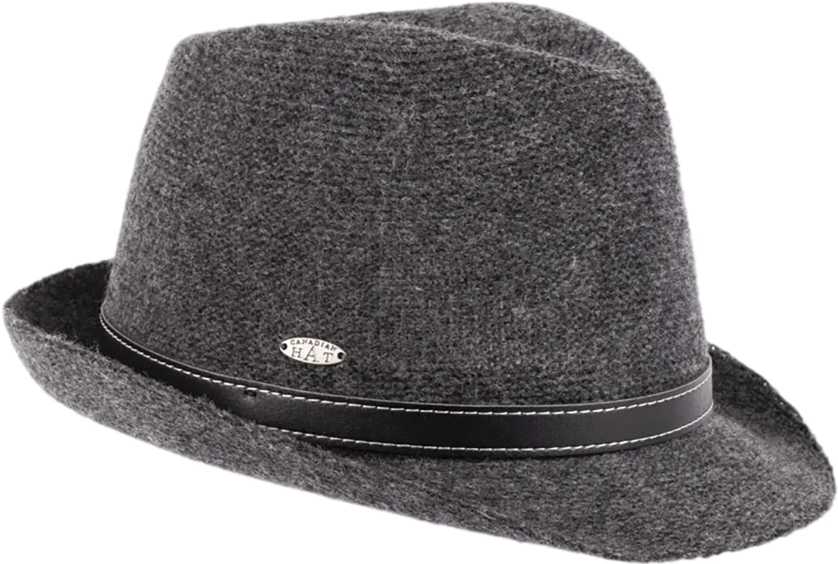 Feline Trilby Fedora Hat with Leather Tie - Unisex|-|Fedora de style trilby avec lien en cuir Feline - Unisexe sold by Altitude Sports