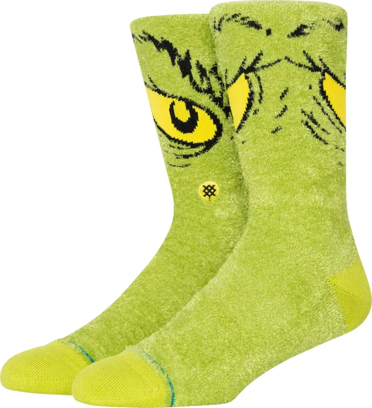 The Grinch X Stance Da Da Da Grinch Crew Socks - Unisex|-|Chaussettes mi-mollet The Grinch X Stance Da Da Da Grinch - Unisexe sold by Altitude Sports