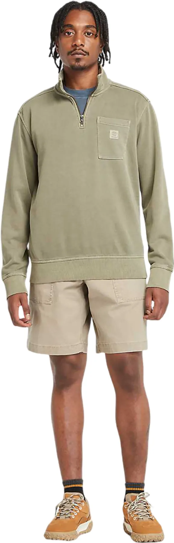 Garment Dye Quarter-Zip Sweatshirt - Men's|-|Chandail en molleton teint en pièce à glissière 1/4 - Homme sold by Altitude Sports product image thumbnail 3